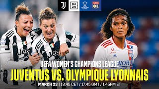 Juventus vs Lyon  UEFA Women’s Champions League Quarti Di Finale Primo Turno Full Match [upl. by Lazes]