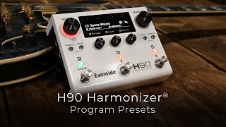 H90 Harmonizer® Program Presets Demo [upl. by Ashlie621]