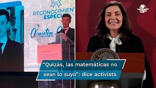 Elizabeth García Vilchis precisa que Agustín Antonetti es fundador de Atlas Network [upl. by Ifok504]