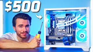 The BEST 👑 500 1080p Gaming PC ⚡ Build Guide 2024 [upl. by Elenahc990]