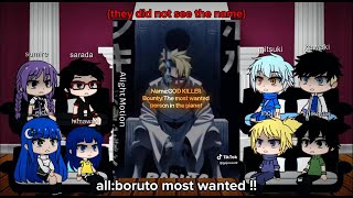 boruto two blue vortex react to boruto timeskip  all part movie  react naruto boruto boruto [upl. by Edwyna]