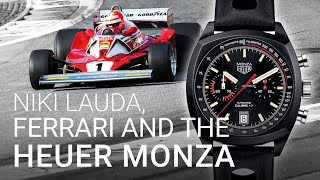 The incredible story of Ferrari Niki Lauda and the TAG Heuer Monza [upl. by Kciredorb]