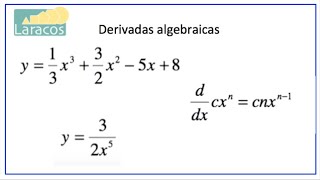 Derivada de funciones algebraicas c por x a la n 1 [upl. by Siradal]