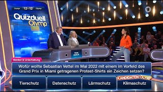 Quizduell quotAllein gegen Allequot  21 Oktober 2022 [upl. by Annawal805]