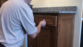 Drawer Adjustment Tutorial for Undermount Slides [upl. by Adrahc]