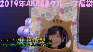 【福袋開封動画⑧】AKB48 2019年 15000円【字幕付き】 [upl. by Yelsnya]