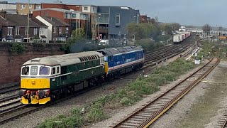 Mega Freight Train Variety  St Denys Eastleigh amp Winchester  Including 33012 amp 50026  542024 [upl. by Dhumma]