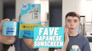 Review  Hada Labo UV White Gel SPF 50 PA  Skincare Research [upl. by Johm]