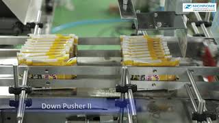 Automatic Pouch Packing System  Bundling and wrapping  Flexiwrap ST [upl. by Harriet516]