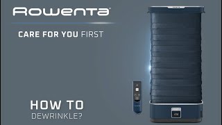 How to dewrinkle with Care For You First   Rowenta [upl. by Zollie]