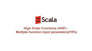 Scala Functional Programming  52  High Order Functions HOF  Multiple function input parameters [upl. by Dyraj]