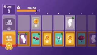 Battlelands Royale All Skins Emotes and Gliders For Season 1 Club Royale Rewards [upl. by Ardnaed]