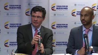 Rueda de prensa presentación del informe de la OCDE sobre el sector salud colombiano [upl. by Aneri31]