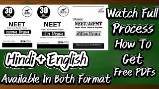 NEET Topic Wise Solved Papers In Hindi  English  NEET Exam NTA NEET NEET UG NEET Dropper neet [upl. by Ardnekahs]