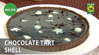 Chocolate Tart Shell Recipe  Masala Mornings  Masala TV  Shireen Anwar  Dessert [upl. by Yllek]