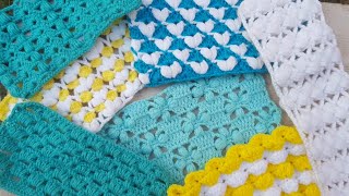 15 modelos de puntadas a crochet muy lindas y fáciles de tejer [upl. by Auohc]