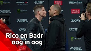 Staredown Rico Verhoeven en Badr Hari [upl. by Schuh]