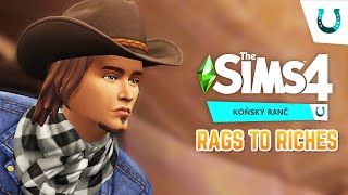 💸 Vydělám si quotrančařenímquot 🏇🏽 RAGS TO RICHES  The Sims 4 Koňský ranč 1 část [upl. by Aivatnahs]