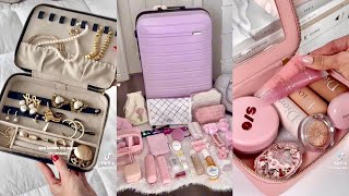 Travel Bag Packing Organizing TikTok Compilation [upl. by Aynotahs878]