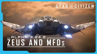 Inside Star Citizen Alpha 3242  Zeus and MFDs [upl. by Guenzi]