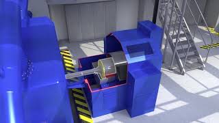 ANDRITZ Hydro Turbine animation  Pelton [upl. by Rayner]