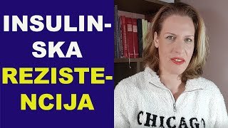 INSULINSKA REZISTENCIJA otpornost na insulin predijabetesdr Bojana Mandić [upl. by Elianore]