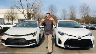 2020 Corolla vs 2019 Corolla you decide who wins [upl. by Brewster]