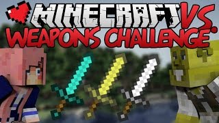 Weapons Challenge  Minecraft VS Ep 6 [upl. by Maynord]