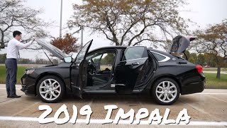 2019 Chevy Impala Premier  review walk around and test drive  100 rental cars [upl. by Brandtr]