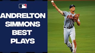 Andrelton Simmons defense was INSANE Best defensive plays in career [upl. by Irmina627]