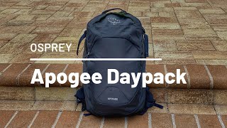 Osprey Apogee Daypack Review  Comfortable and Lightweight 28L EDC  Minimal Travel Bag [upl. by Noskcire]