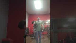 65lb dumbell curls weightlifting armwrestling bicep [upl. by Asseral]