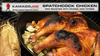 Kamado Joe Spatchcock Chicken [upl. by Jolanta77]