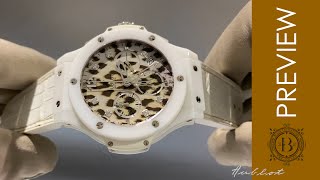 Hublot Big Bang Chronograph Snow Leopard 341HX7717NRHRI13 [upl. by Salkcin]