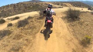 Lake Elsinore hills dirt bike riding [upl. by Caffrey601]