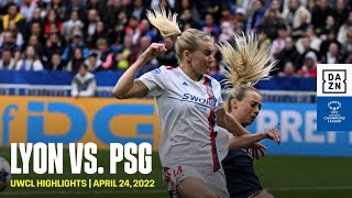 HIGHLIGHTS  Lyon vs PSG  UEFA Women’s Champions League 20212022 Italiano [upl. by Eslek201]