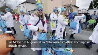 Der Fachbereich Angewandte Naturwissenschaften beim Karnevalszug in Rheinbach [upl. by Clie800]