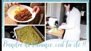 Vlog famille du 703 Prendre de l’avance quiche sans pâte poireaux poulet et lentille au chorizo [upl. by Ydnor215]