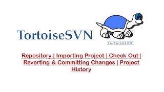 TortoiseSVN Features  Repository  Importing Project  Check Out  Reverting amp Committing Changes [upl. by Truda]