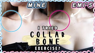 I tried Emi Wong Collar Bone Exercises for A WEEK [upl. by Aicil]