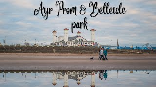 Walk along Ayr promenade amp through Belleisle park amp golf course [upl. by Lisab892]