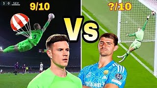 Ter Stegen Vs Thibaut Courtois arrêts Ter Stegen Vs Courtois Football gardien de but [upl. by Raquela]