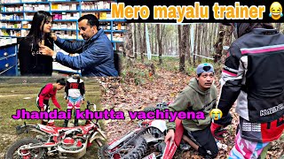 POKHARA ENDURO RACE PRACTICE GARDA YESTO VA  💔🥹JHANDAI KHUTTA VACHIYO [upl. by Nnalyrehs]