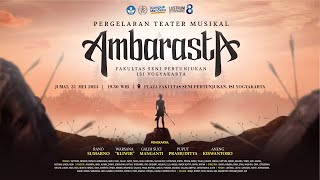 Pergelaran Teater Musikal quotAMBARASTAquot [upl. by Nnayrrehs]