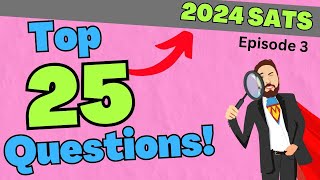 Year 6 Sats Revision Maths 2024  TOP 25 QUESTIONS [upl. by Iramohs138]