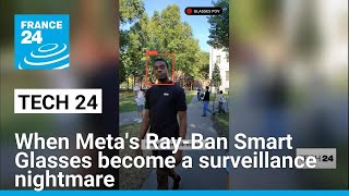 Harvard students turn Metas RayBan Smart Glasses into a surveillance nightmare • FRANCE 24 [upl. by Rosalynd]