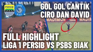 PERSIB vs PSBS BIAK Liga 1 2024 2025 FULL Highlight amp Atmosfir Stadion persibday highlight [upl. by Landrum21]