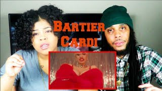 Cardi B  Bartier Cardi feat 21 Savage Official Video REACTION🕺 [upl. by Ellehcar]