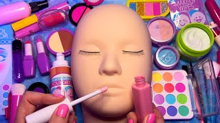 ASMR Fake Makeup on Mannequin Whispered [upl. by Anaig]