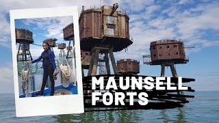 HIDDEN PLACES THE WORLD WAR TWO RED SAND TOWERS MAUNSELL FORTS amp MONTGOMERY WRECK [upl. by Junie]